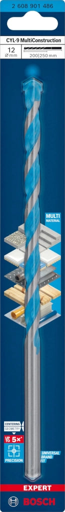 Punta Universale Multi Construction Ø Mm 12 x 250 Bosch