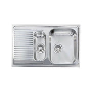 CM Matico 79 x 50 2V Lavello ad incasso Rettangolare Acciaio inossidabile