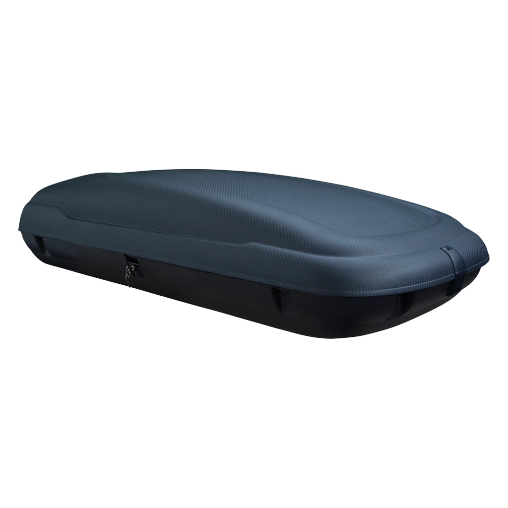Chivin, Baule Auto Finitura Effetto Carbonio Made in Italy, Nero