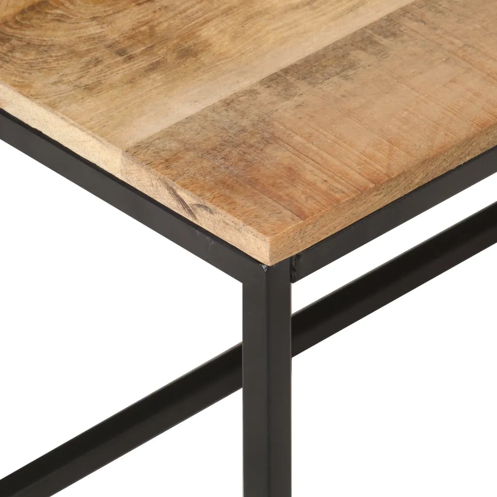 Mobile Porta TV-Mobile per TV-Credenza TV 180x30x50cm in Legno di Mango Grezzo