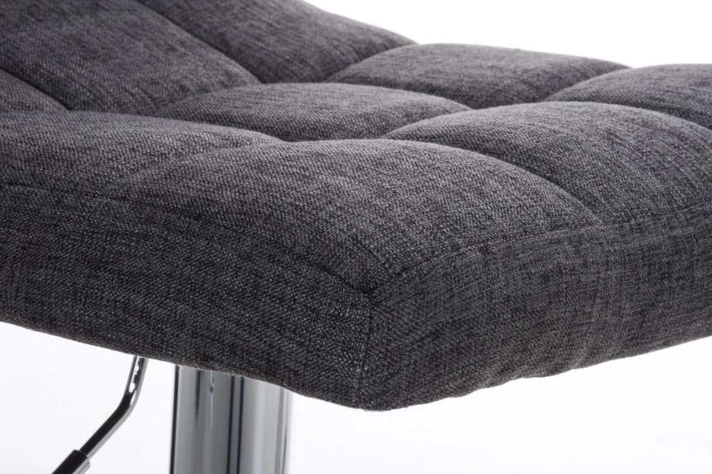 Sgabello Peru Stoffa grigio chiaro