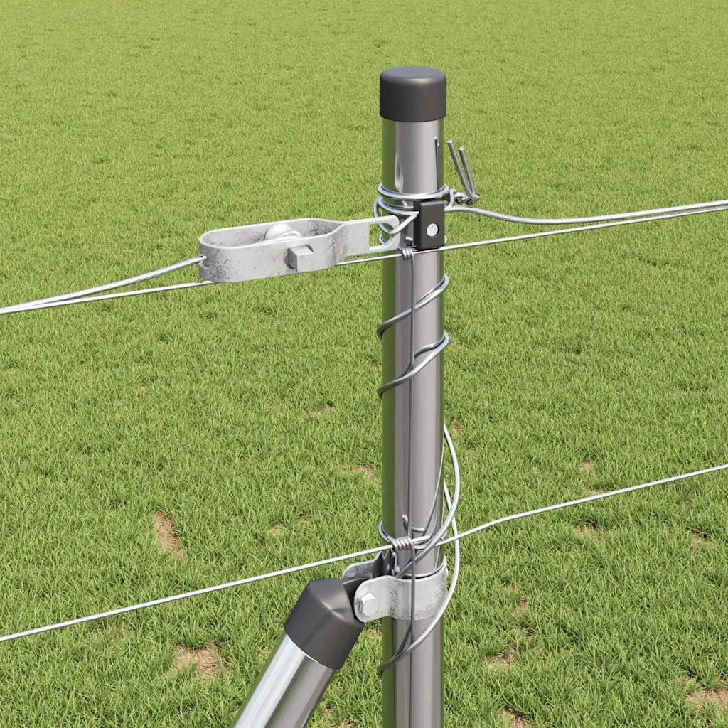 Palo della recinzione Zincato 25 x 1,2 m Acciaio