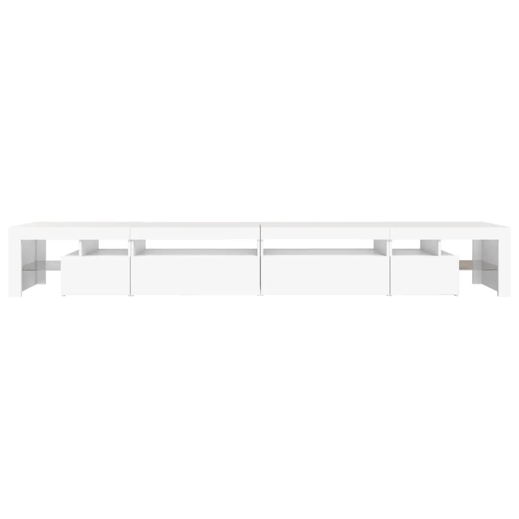 Mobile Porta TV con Luci LED Bianco 290x36,5x40 cm 3152802