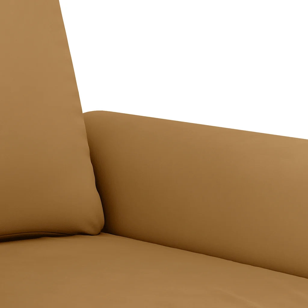 Set di Divani 3 pz con Cuscini Marrone in Velluto 3202267