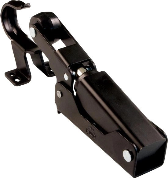 Blocco idraulico per porta - dimensioni 108 x 32 mm - nero - peso massimo 40 kg - ideale per stopper freno