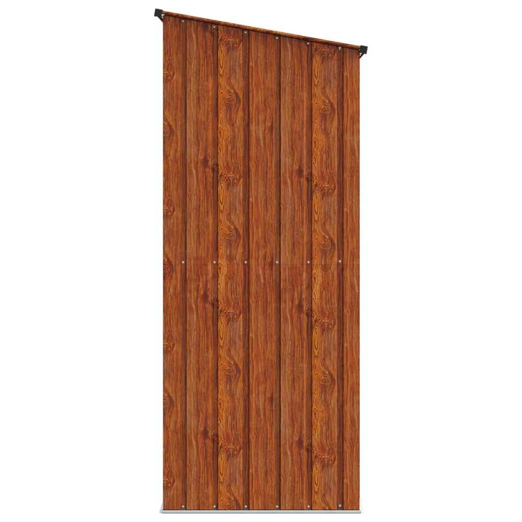 Casette da giardino Marrone 153,5 x 86 x 200 cm Metallo 42011300