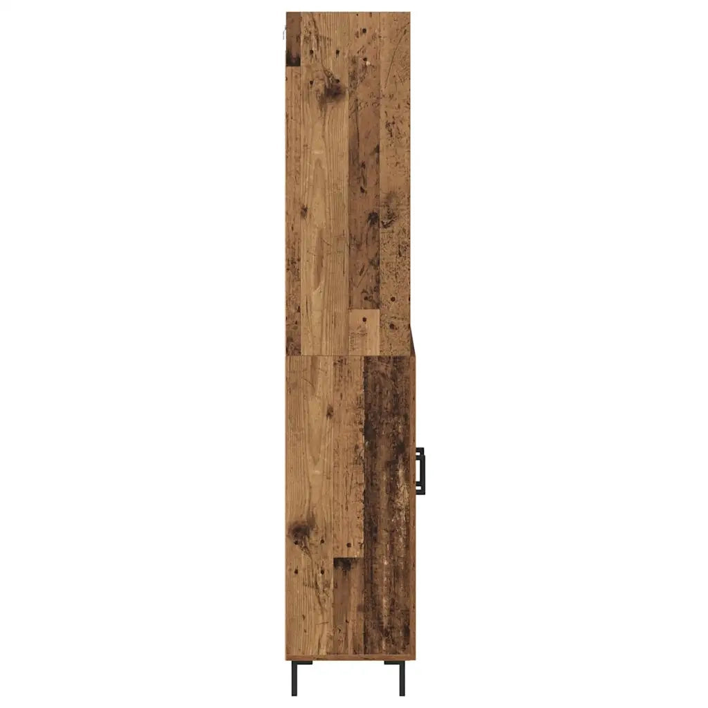 Credenza-Buffet-Armadio da cucina Legno vecchio 69,5 x 34 x 180 cm Legno multistrato 475181
