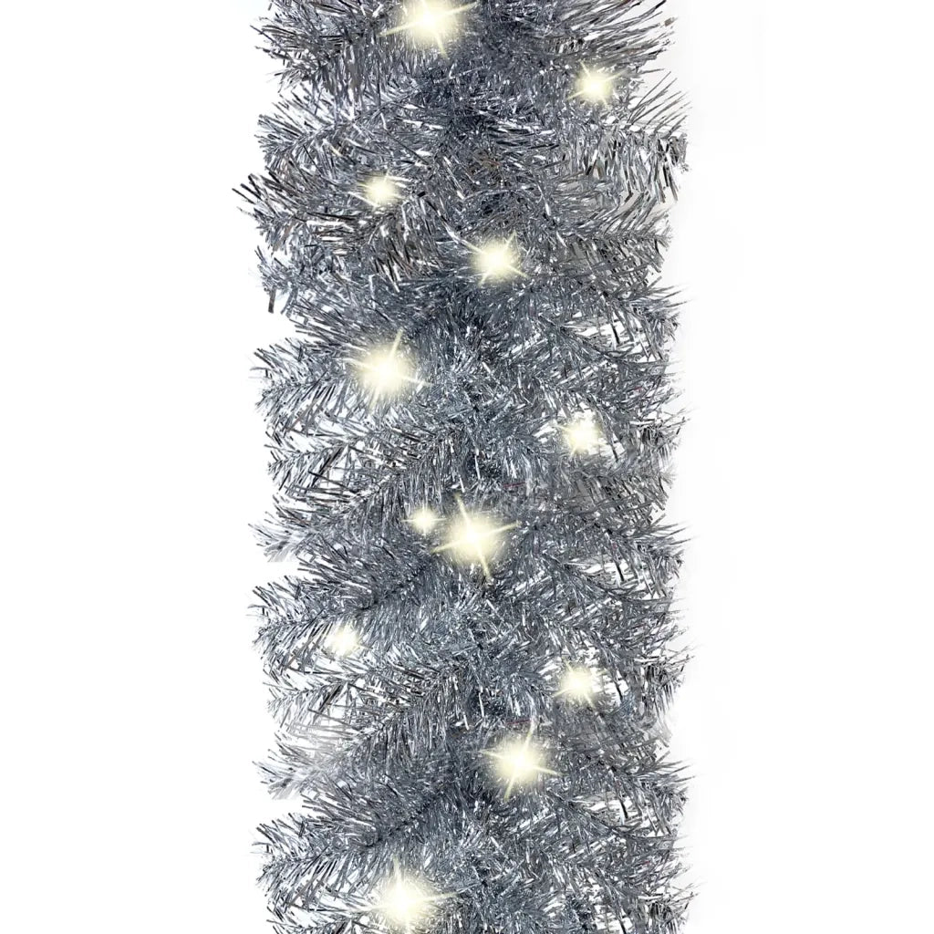 Ghirlanda Natalizia con Luci a LED 10 m Argento CFW3301677
