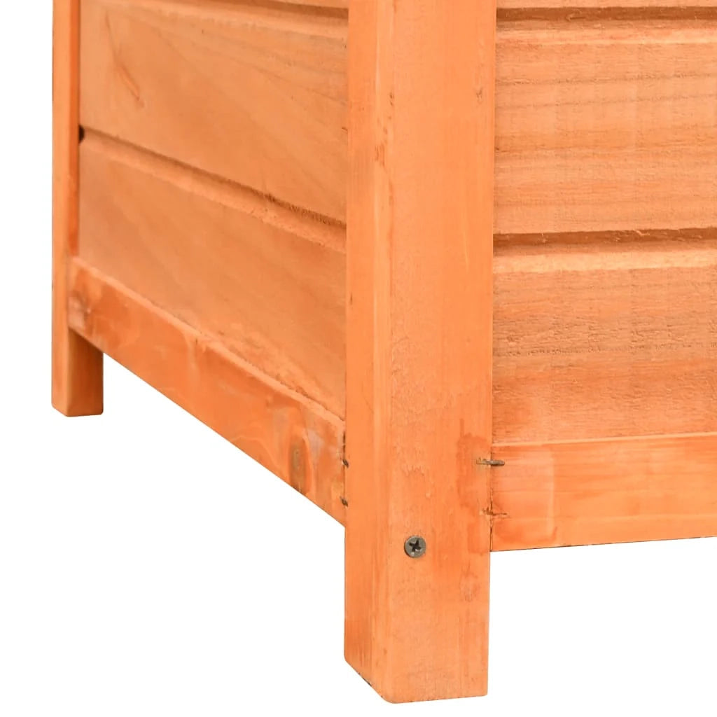 Cuccia per cani in legno massello di pino e abete 120 x 77 x 86 cm 02_0001540