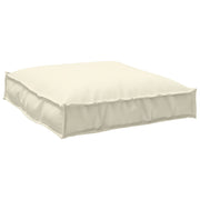 Cuscino per pallet  per seduta crema 70x70x12 cm in tessuto Oxford