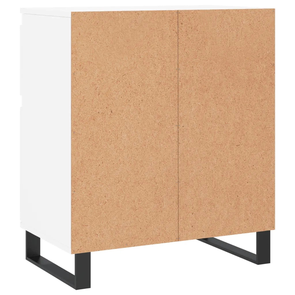 Credenza-Buffet-Armadio da cucina Bianca 60x35x70 cm in Legno Multistrato 170743