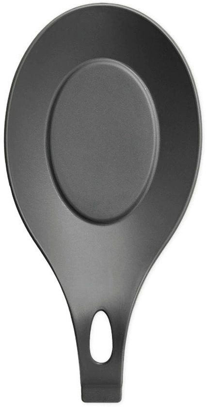 Supporto per cucchiaio in silicone per forno, set da 2 - RESISTENTE AL CALORE, FACILE DA PULIRE

Sostegno per cucchiaio per il bancone, tiene gli utensili da cucina, sicuro su VETRO & PIANE DI COTTURA A INDOZIONE, RESISTENTE AL RICADUTA - Grigio scuro