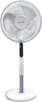 Ventilatore oscillante con inclinazione di 70°, regolazione di altezza e timer, 5 velocità, controllo a distanza
