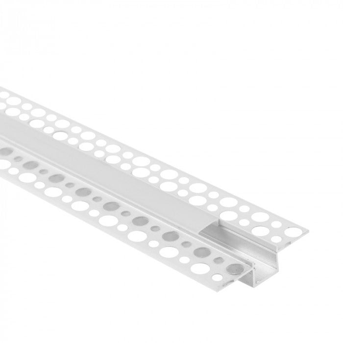 Profilo LED incasso GP-01 bianco diffusore opale 1m
