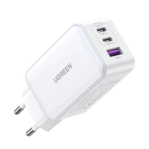 Ugreen 15339 Caricabatterie per dispositivi mobili Universale Bianco AC Ricarica rapida Interno