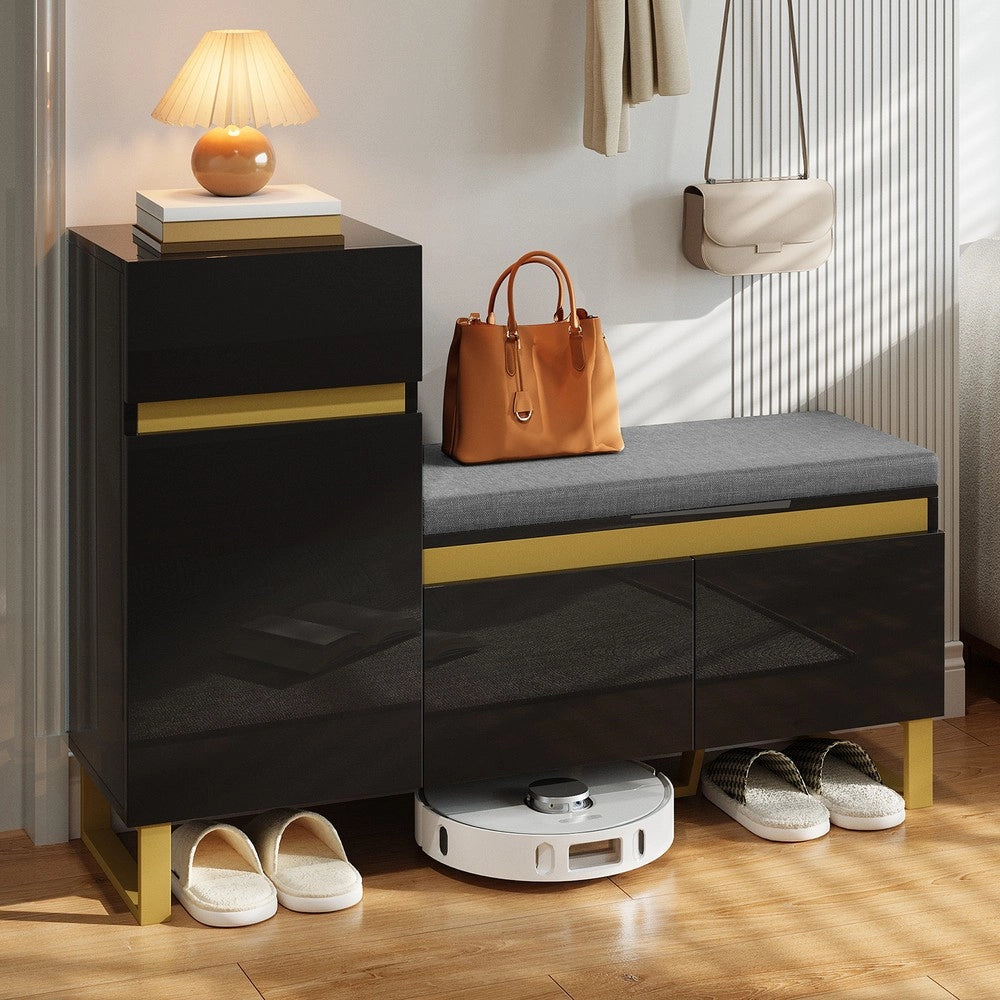Scarpiera con Cassetti e Ante per Ingresso ¨C MINIMAL ¨C Legno, Multiripiano