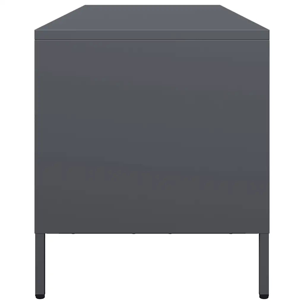 vidaXL Mobile TV Antracite 135x39x43,5 cm Acciaio Laminato a Freddo