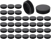 Fili di chiusura 36 pezzi - Ronde plastica 48 mm - Gomma nera PE - Chiave di flessibilità - Protezione pavimento - Dampening shock - Facile da installare - Bocchette di chiusura