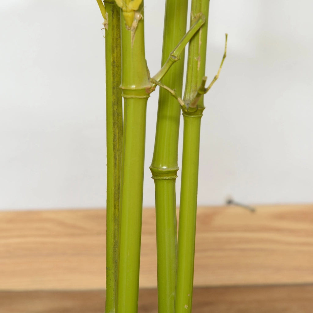 Pianta Artificiale Bambù H120 cm con Vaso Verde