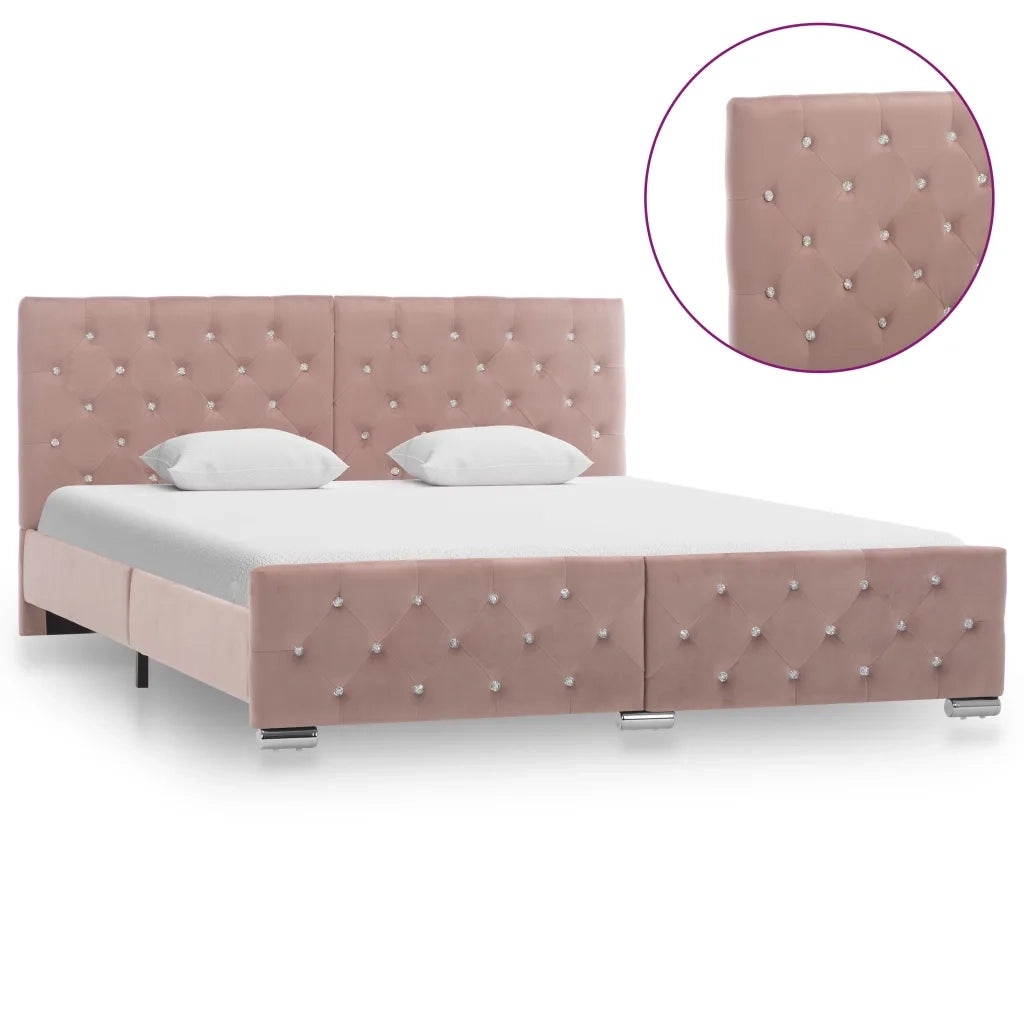 Giroletto Rosa in Velluto 160x200 cm 286827