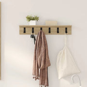 Appendiabiti a muro Rovere Sonoma 60 x 10,5 x 10,5 cm 874357