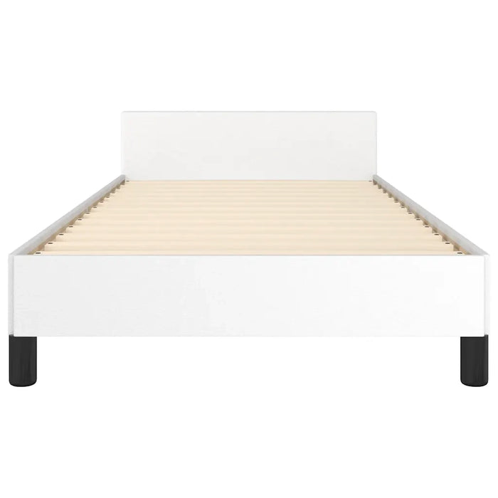 Giroletto con Testiera senza Materasso Bianco 80x200 cm