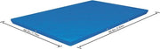 Pavimento per piscine - blu - 2,64 m x 1,74 m x 61 cm