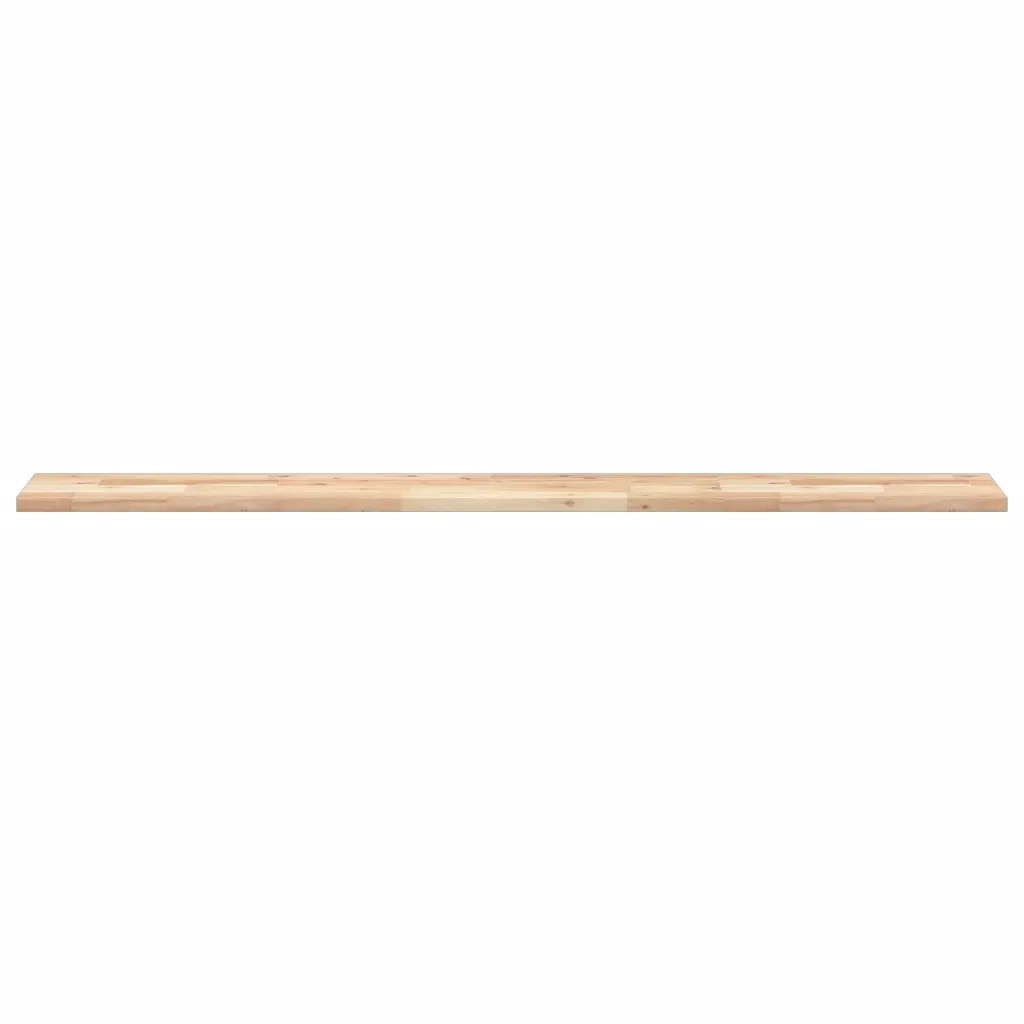 Mensole da Parete 2 pz 160x20x2 cm Legno Acacia Non Trattato 3279360
