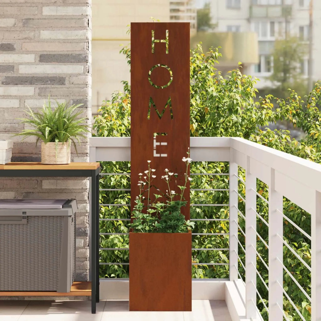 Schermo per privacy in giardino Ruggine 32 x 32 x 150 cm CFW3096191