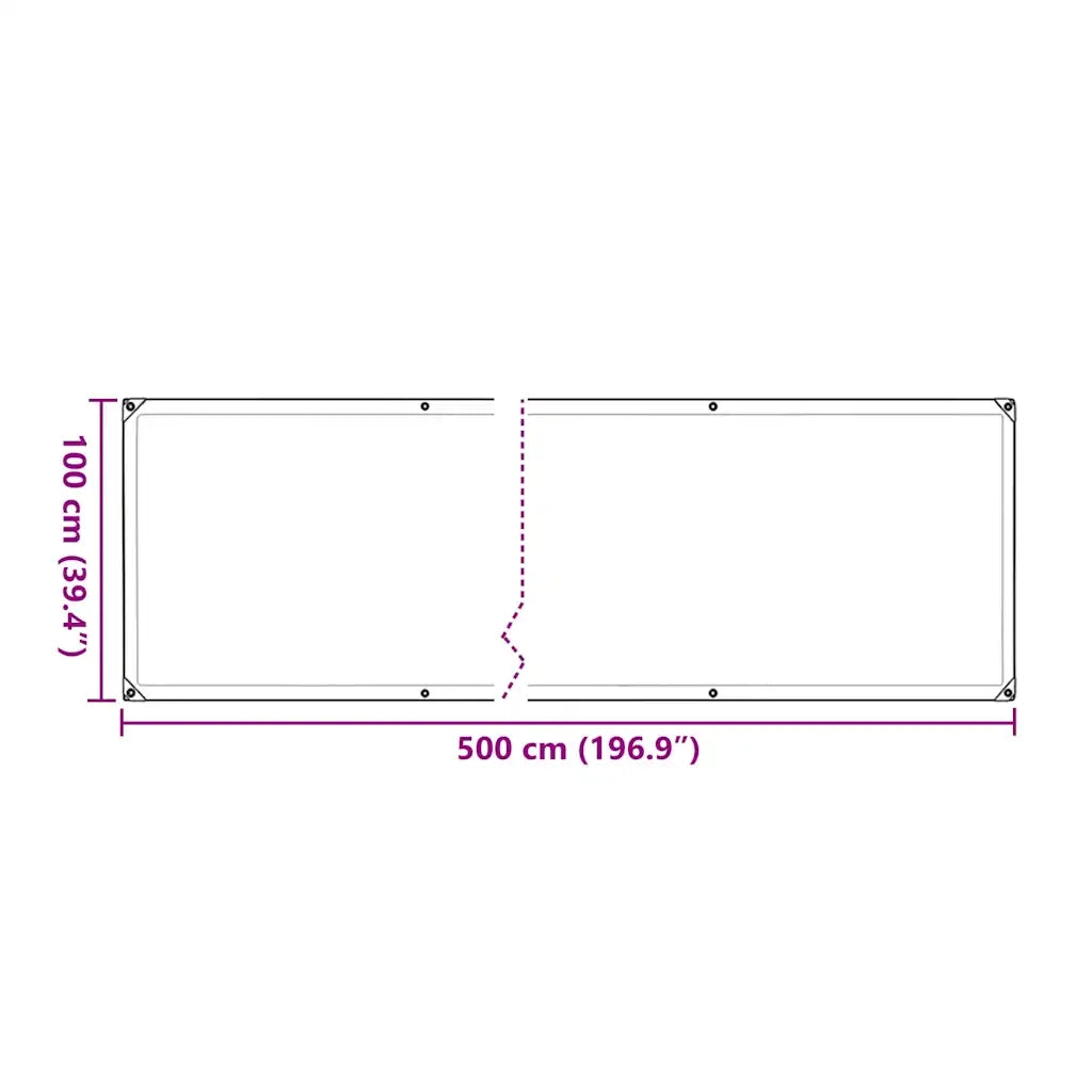 Copertura per Piante con Occhielli 1x5 m in Polietilene 3308680