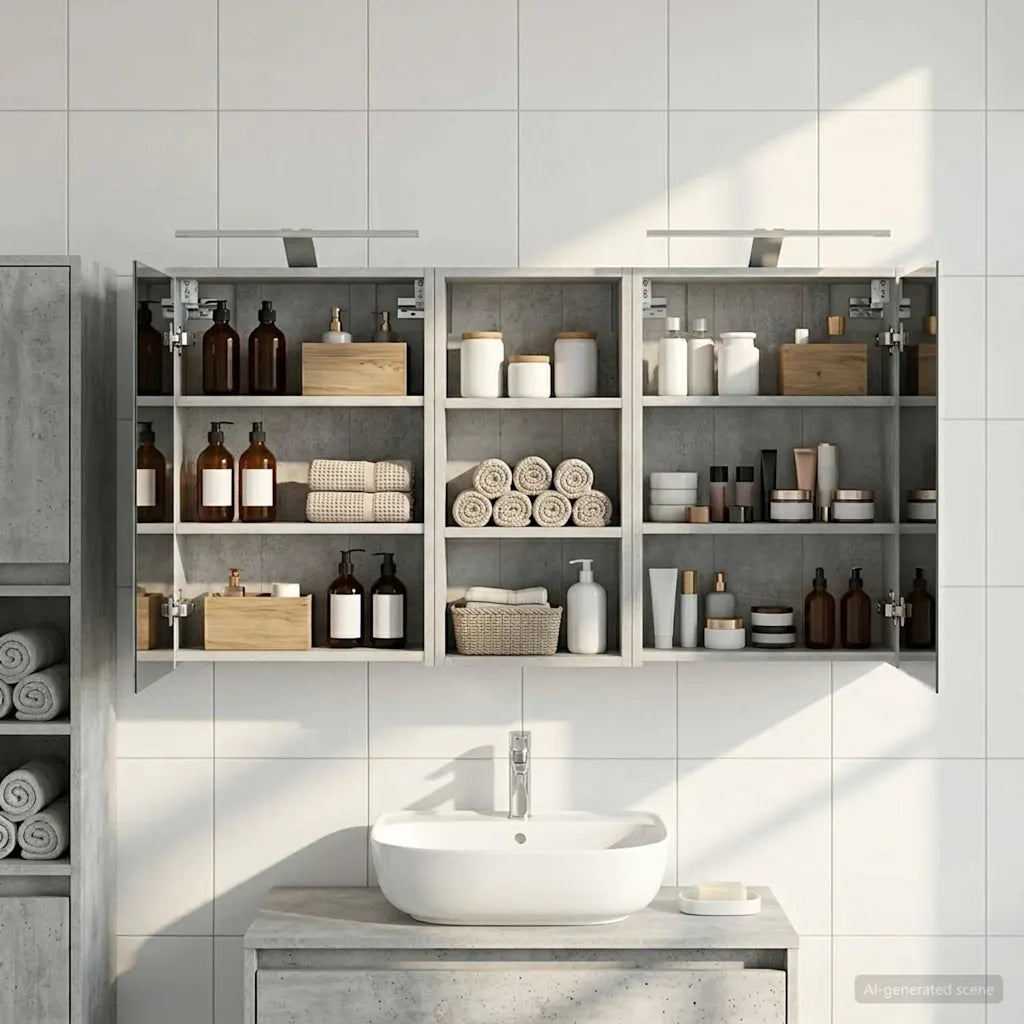 Set di Armadi da Bagno 3 pcs 116 x 16 x 62,5 cm