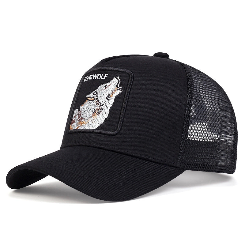 Cappellino da baseball LONE WOLF nero