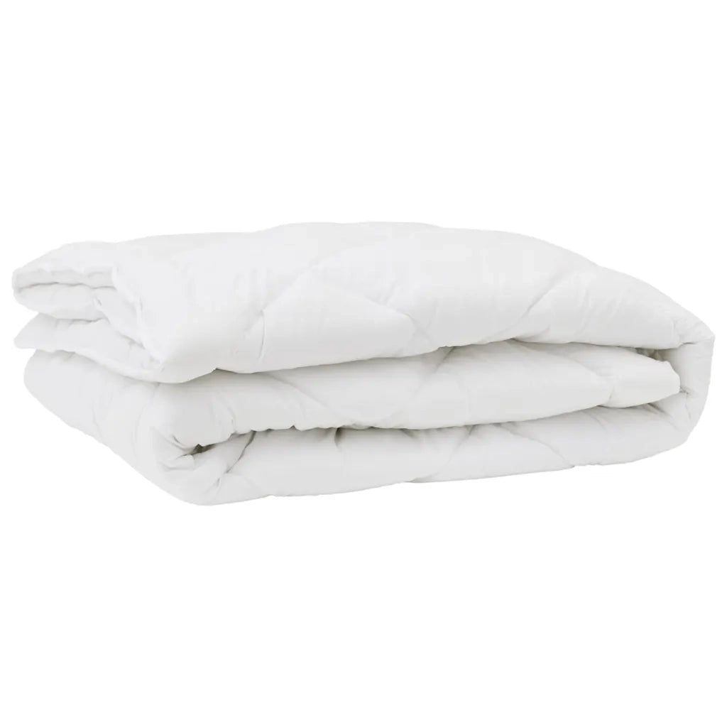 vidaXL Set di piumini con cuscino 3 pcs Bianco 240 x 200 cm Microfibra
