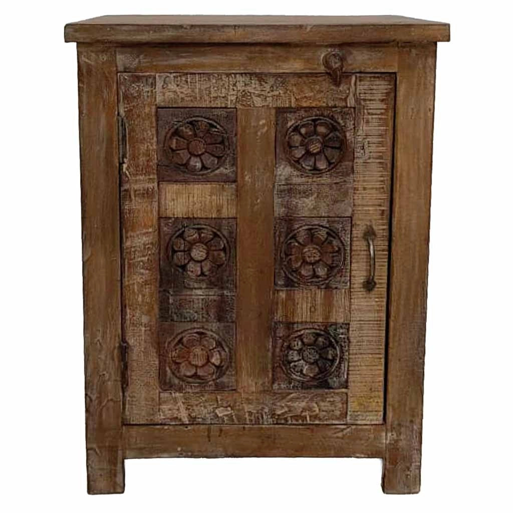 Comodino in legno fatto a mano50x36x71h cm