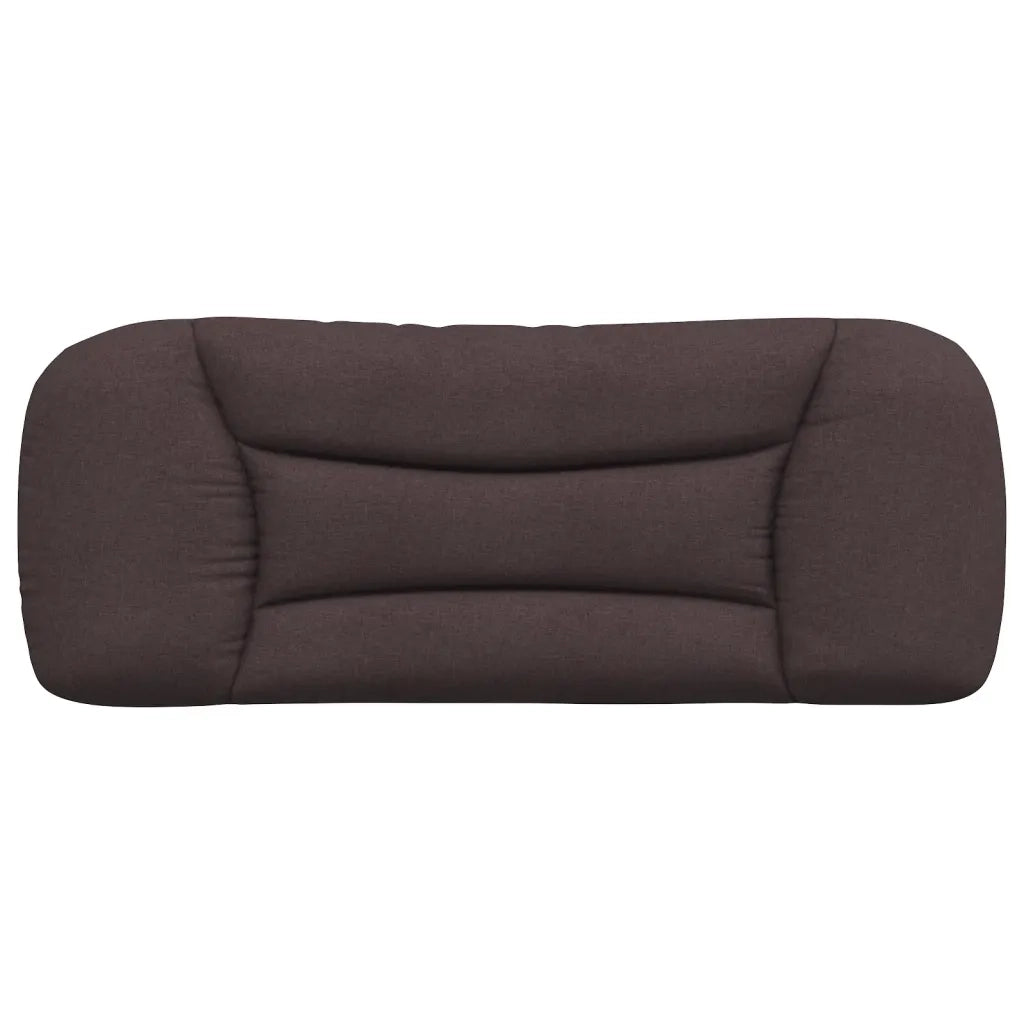 Cuscino Testiera Hvar Marrone Scuro 100 cm in Tessuto 374552