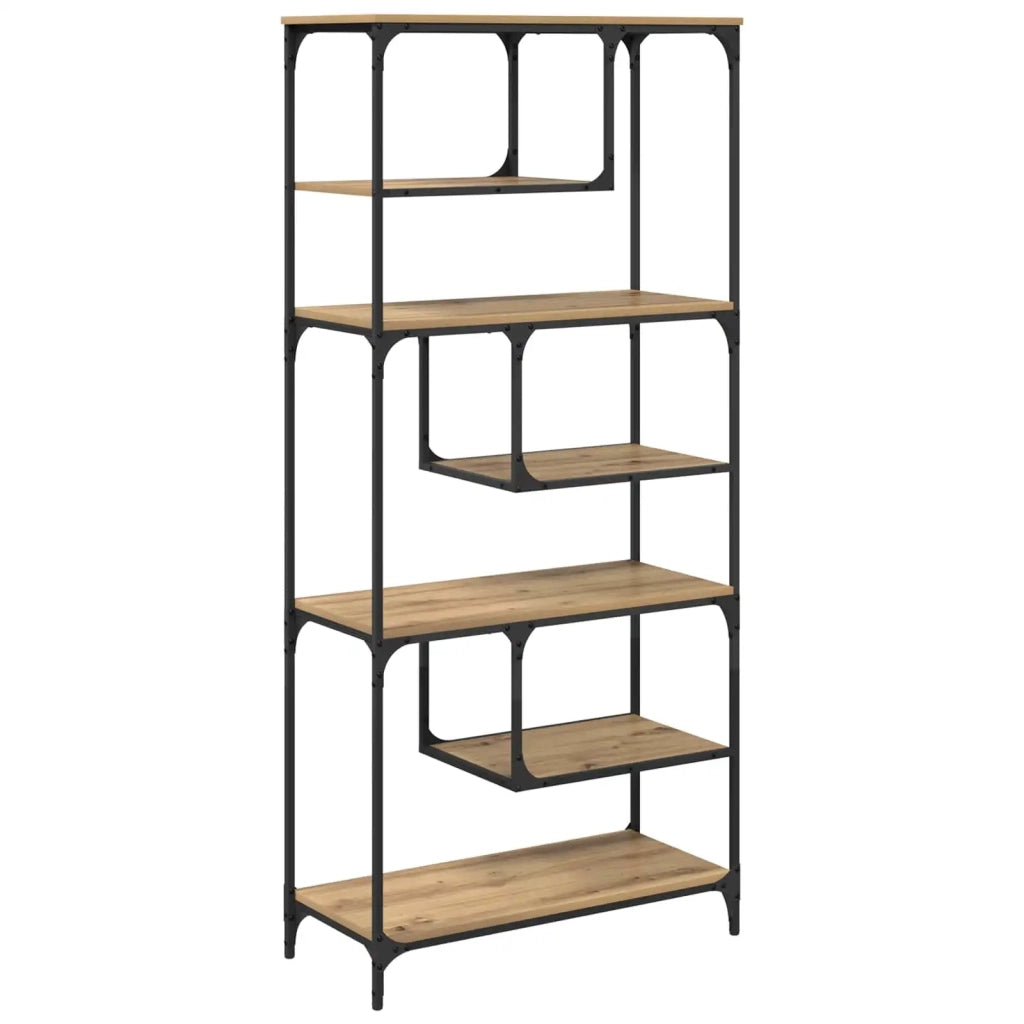 Libreria rovere artigianale 81 x 36 x 176 cm Legno multistrato 882836