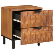 Comodino | Armadio da Notte | Mobiletto da notte con cassetto Marrone 40 x 33 x 46 cm