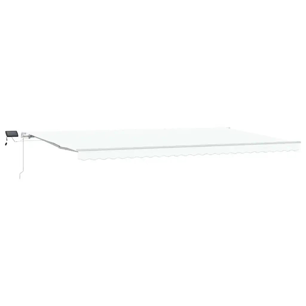 Tenda Retrattile Bianco 600 × 350 cm Tessuto e acciaio 3331758
