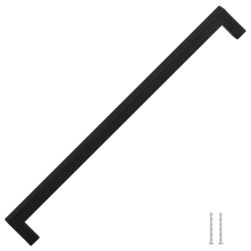 Maniglie per Mobili 5pz Nere 320mm in Acciaio Inoxcod mxl 132925
