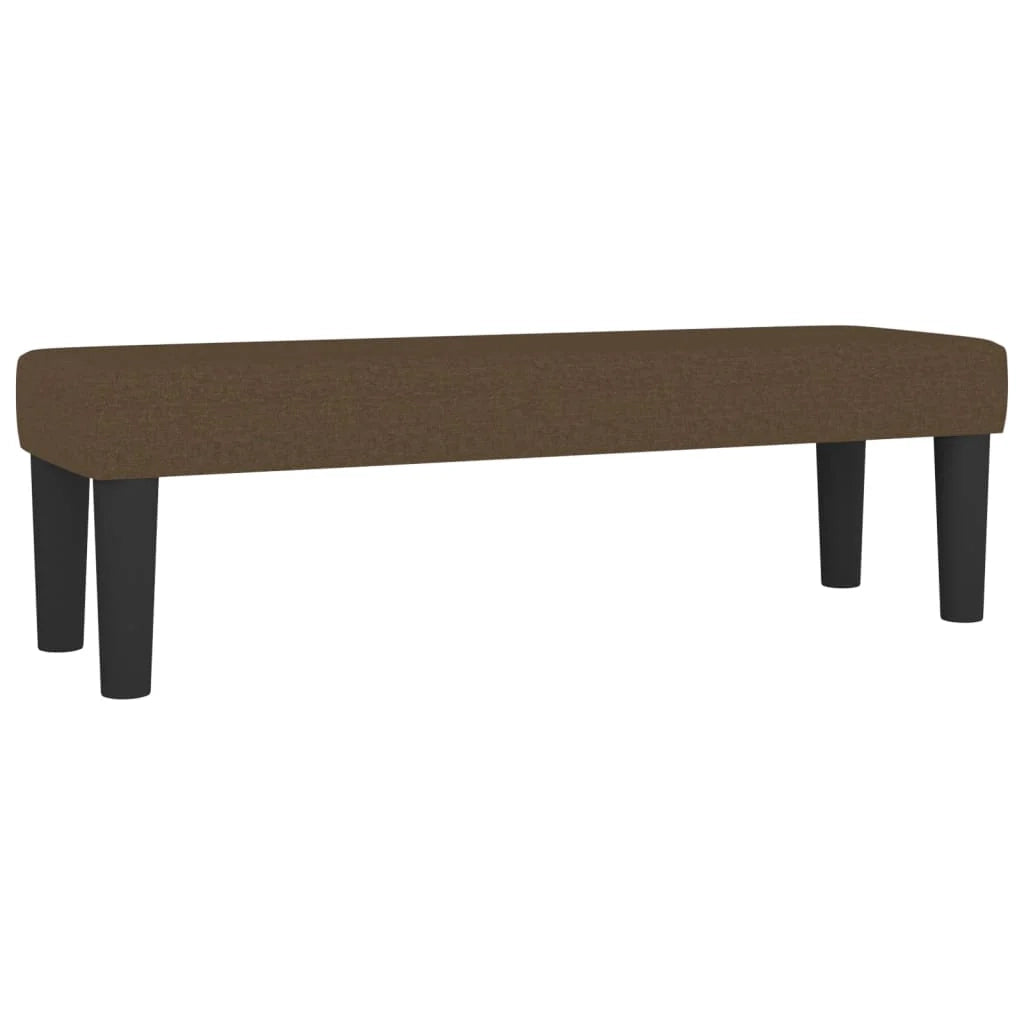 Panca/panca 100 x 30 x 30 cm tessuto marrone scuro 02_0010550