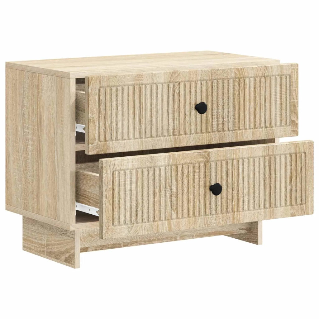 Armadio da Notte con cassetto Rovere Sonoma 62 x 34,5 x 47,5 cm 893857