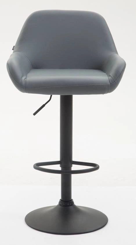 Set 2 Sgabelli Bar Braga In Similpelle grigio,nero