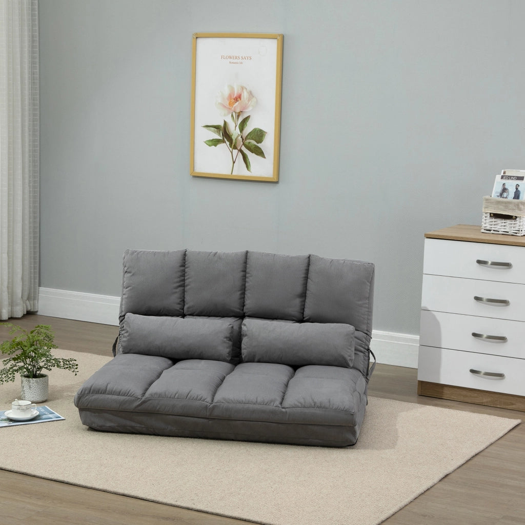 Poltrona relax reclinabile con schienale regolabile e poggiapiedi ¨C zephmum ¨C Grigio