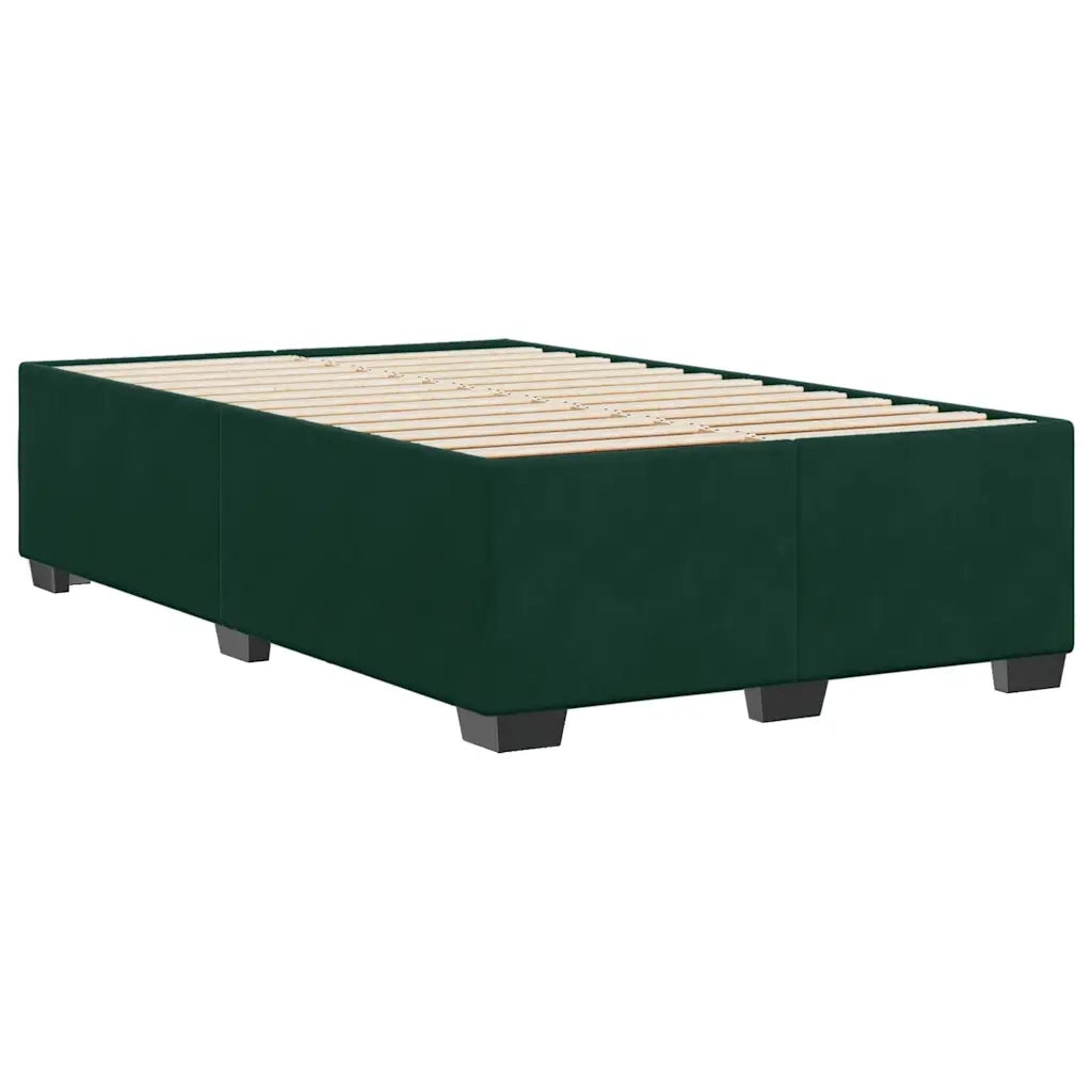 Giroletto senza Materasso Verde Scuro 120x200 cm in Velluto 3284628