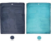 Sacco da Campeggio Estivo 3 Stagioni a Due Peli, Dimensioni 180cm x 140cm