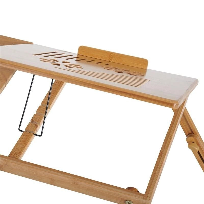 TAVOLINO DA LETTO PER PC PORTATILE CON SISTEMA DI RAFFREDDAMENTO 55X35X22-30 CM