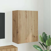 Mobile TV da parete-Mobile TV a Muro-Credenza TV Bianco 59,5 x 31 x 60 cm Legno multistrato