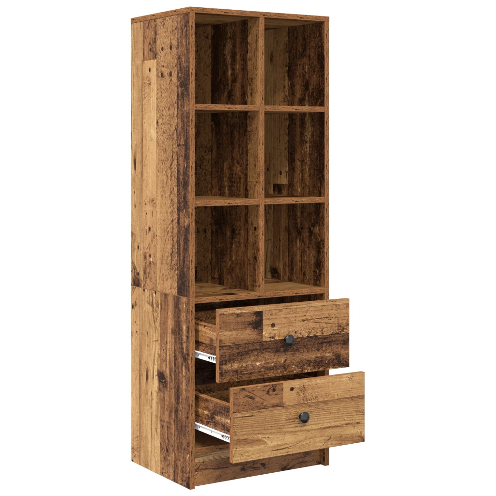 UnitÃ  di Scaffalatura Marrone Legno Vecchio Truciolare Media