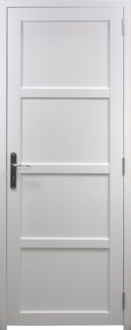 Blocco Porta Tamera Bianco H204 x L73 Pannello Spinto Destro + Maniglia