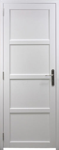 Blocco Porta Tamera Bianco H204 x L73 Pannello Laterale Sinistro a Spinta + Maniglia